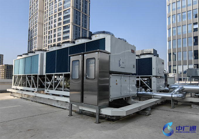 中央空調(diào)風(fēng)冷熱泵機組噪聲治理